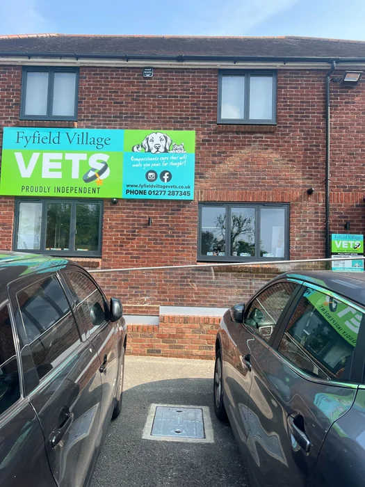 Fyfield Village Vets practice on go-live day